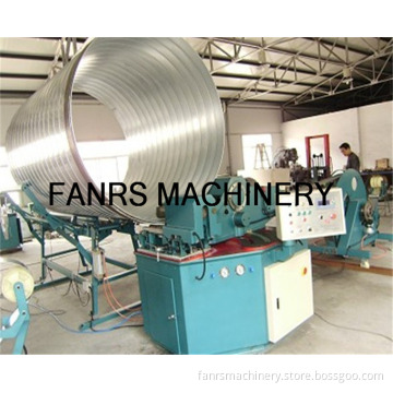 F1600 Galvanized Steel Spiral Tube Machine Auto Feeding Forming Lubrication Cutting and Tube Loading